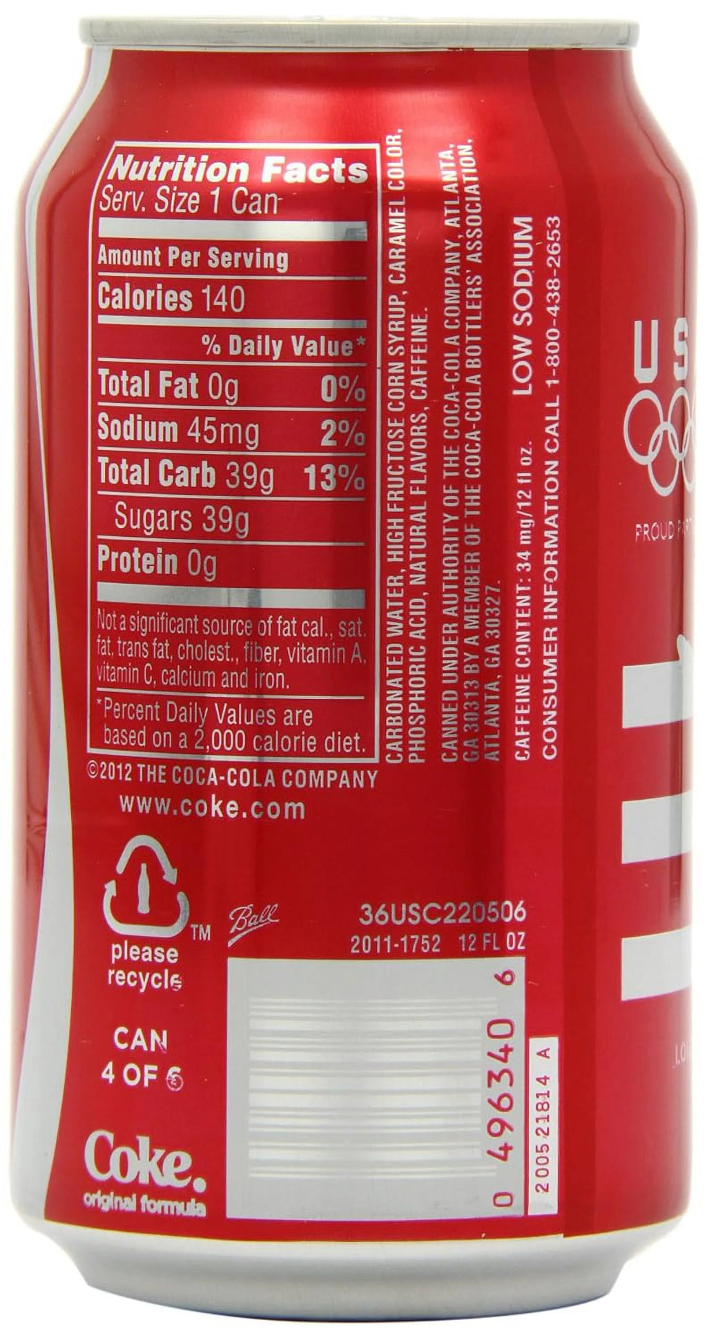 Cola Soda 12-Count Fridge Pack 12 Fl Oz Each W8147