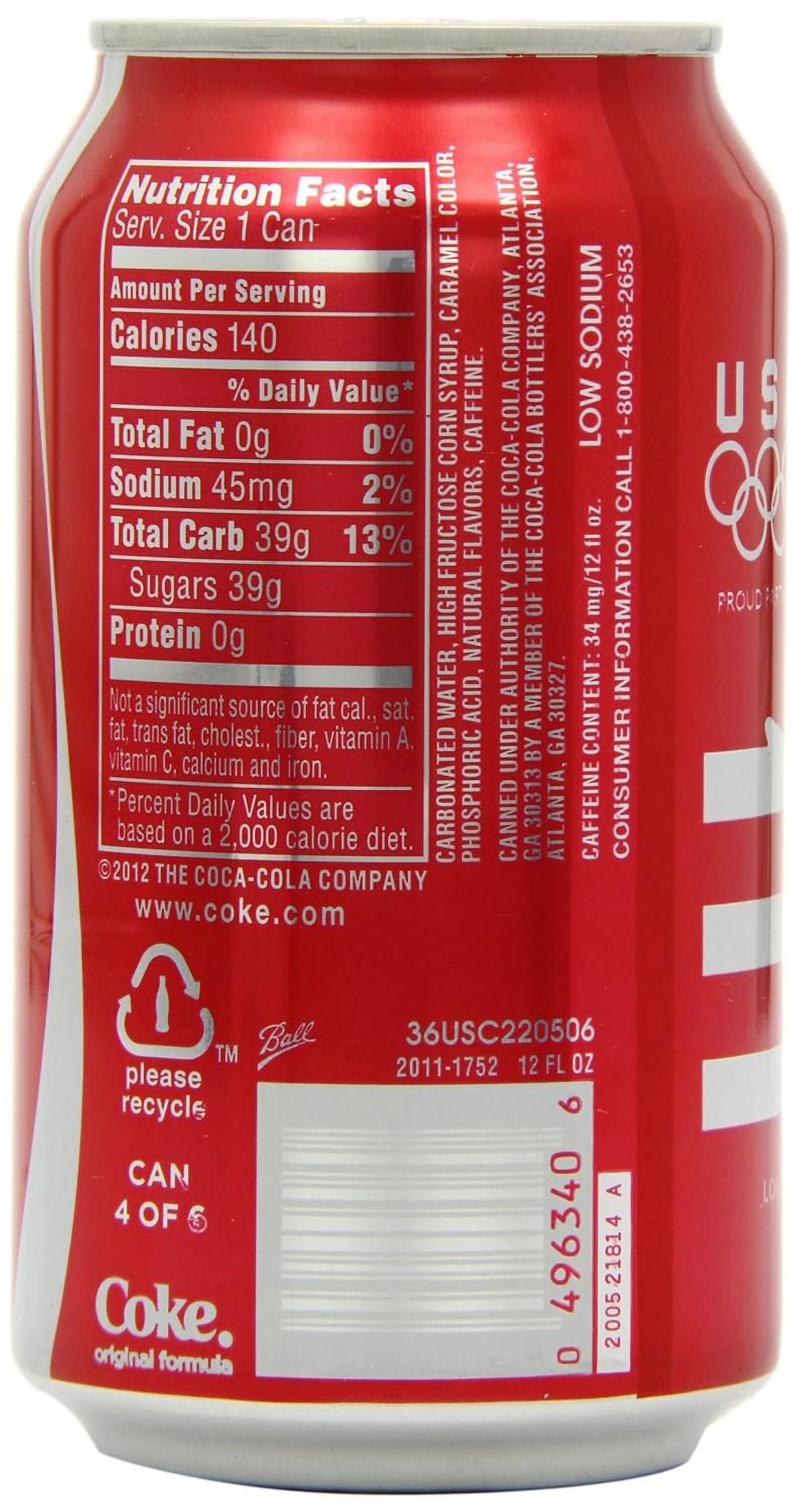 Cola Soda 12-Count Fridge Pack 12 Fl Oz Each W8147
