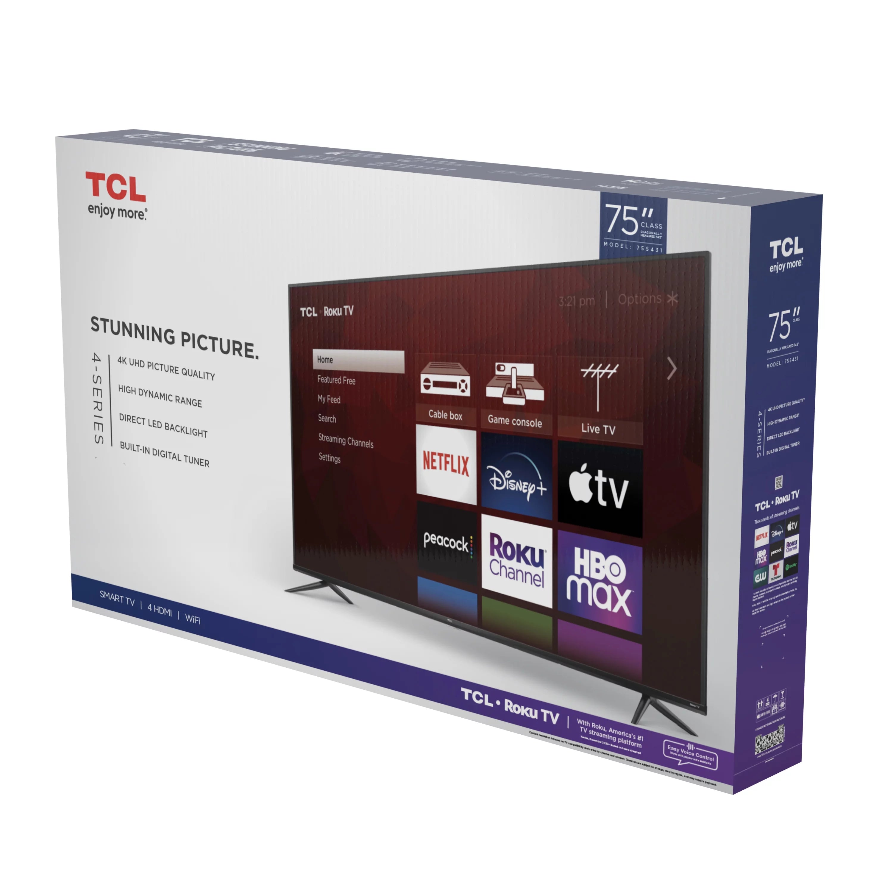 75" 4K UHD HDR Smart TV B86067
