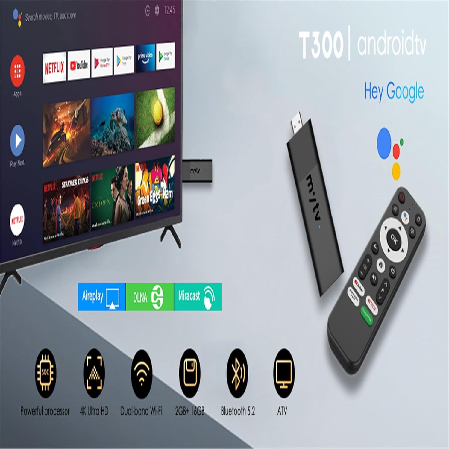 4K Smart TV Stick with Voice Remote G1848