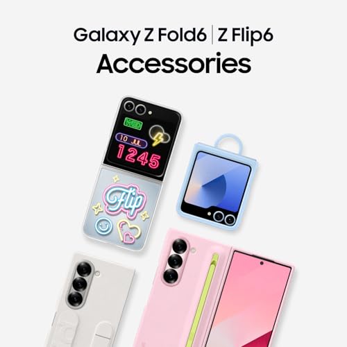 Galaxy Z Flip 6 AI Cell Phone, 256GB Unlocked Android Smartphone, Foldable Design C58927