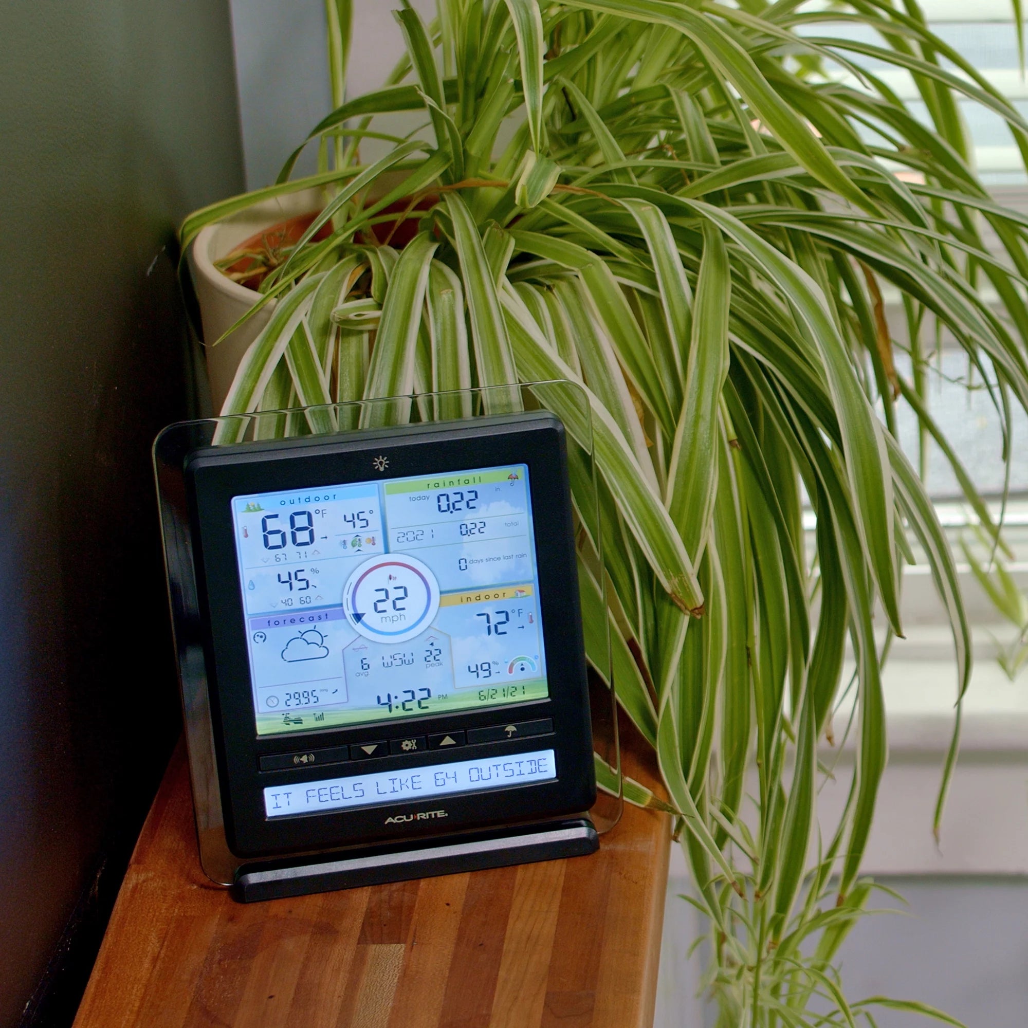 Wireless Indoor/Outdoor Weather Station with Remote Monitoring W94870