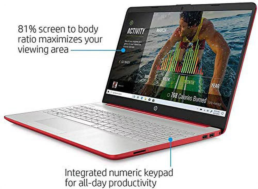 15.6" HD Laptop, Intel Quad-Core, 8GB RAM 512GB SSD, Windows 10 Pro X34601