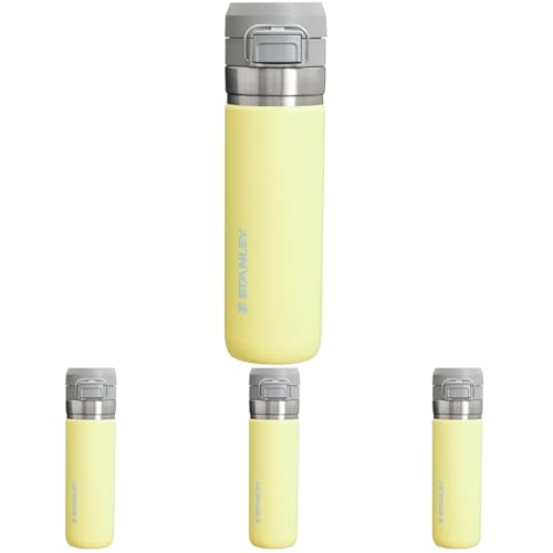 Insulated Stainless Steel Water Bottle 36 oz with Push Button Lid A883