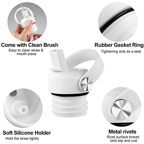 Straw Lid Replacement for Standard Mouth Water Bottles T96688