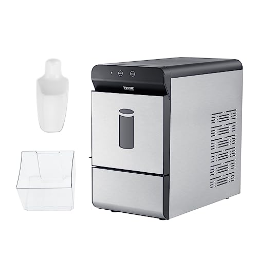 Commercial Ice Maker, 400LBS/24H with Large Storage Bin F46673