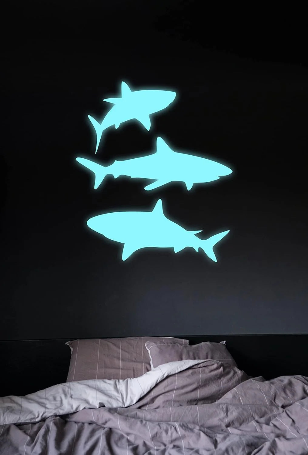 Glow in The Dark Blue Adhesive Vinyl Roll 12in x 4ft with Transfer Paper R714199