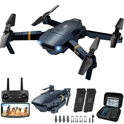 Foldable Camera Drone for Adults Kids, 1080P FPV, 2 Batteries J186818