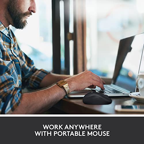Wireless Mouse, 2.4GHz with USB Receiver, 12-Month Battery Life O87248