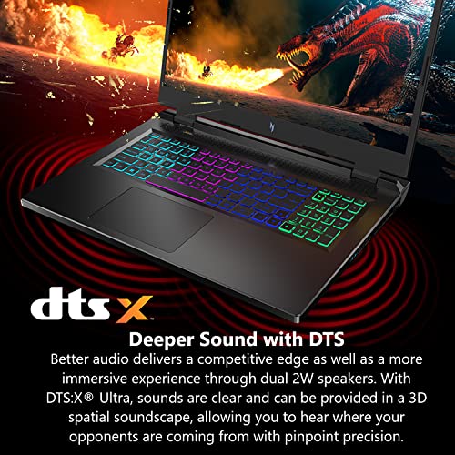 Gaming Laptop 17.3" QHD 165Hz, 64GB RAM, 2TB SSD R750