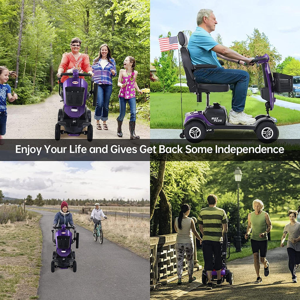 Electric 4-Wheel Mobility Scooter for Seniors Adults O5467