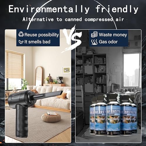 Cordless Air Duster for Cleaning Keyboard PC X6990