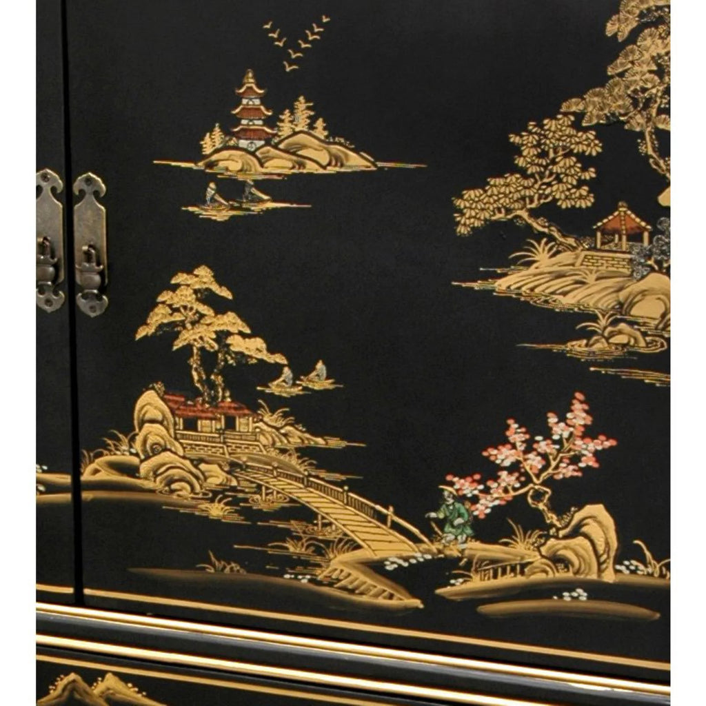 Black Lacquer Dresser C166918