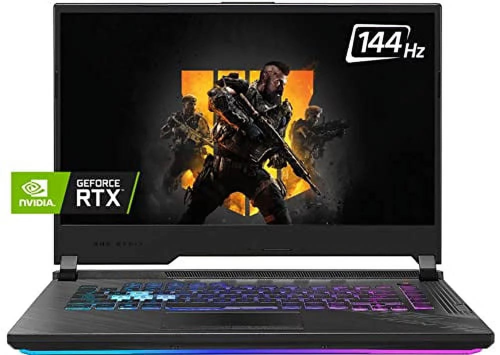 2022 Newest ASUS ROG Strix G15 Gaming Laptop,15.6" 144Hz IPS Type FHD, 10th Gen Intel Core i7-10750H, GeForce RTX 2070, 64GB DDR4 RAM, 1TB PCIe NVMe SSD, RGB KB, Black, Windows 10 Pro