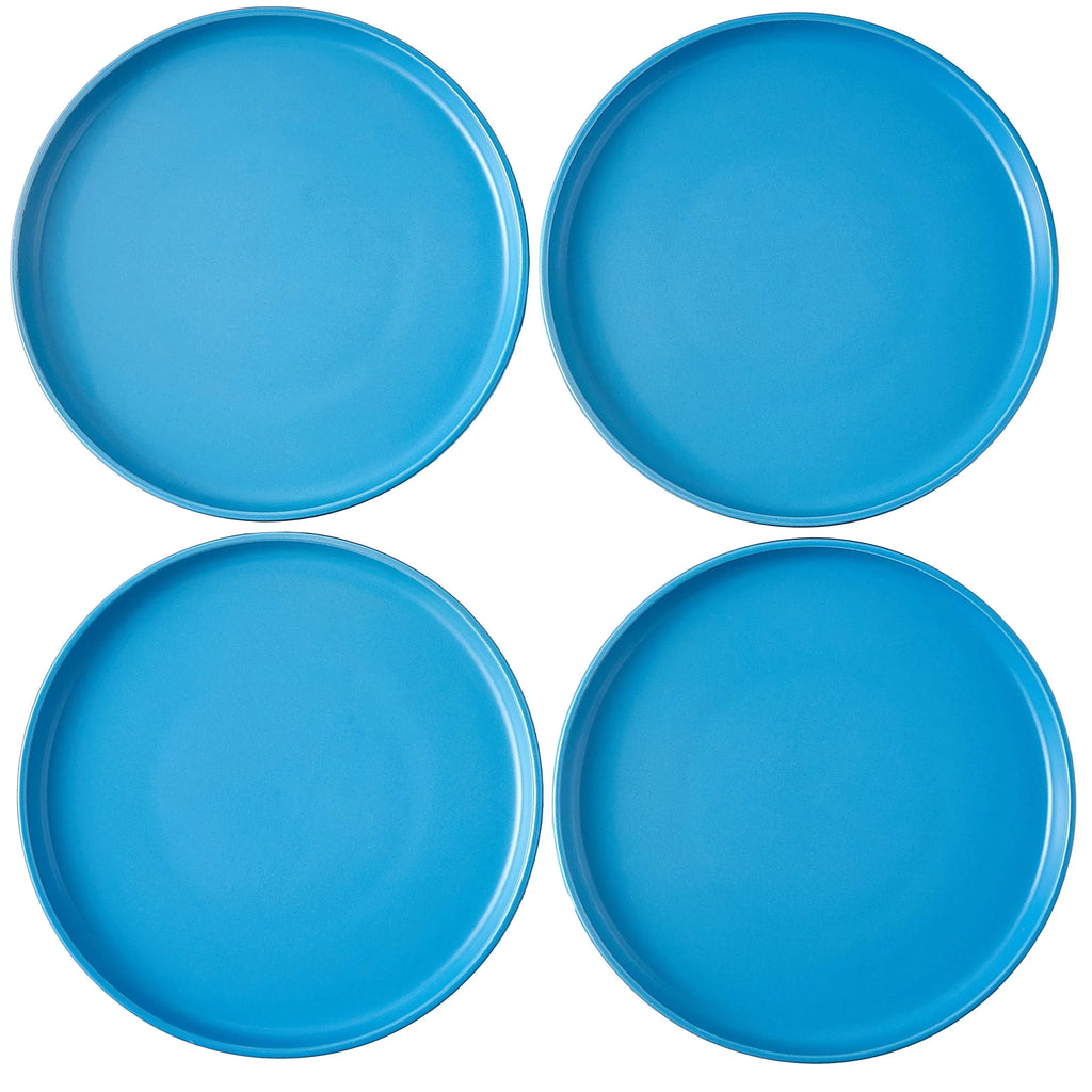 Christmas Dinner Plates Set of 4 Matte Ceramic 8 Inch P982712