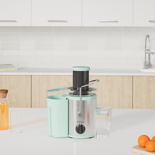 Juicer Machine, 800W Centrifugal Extractor with Wide Mouth Feed Chute, Stainless Steel, BPA-free V753