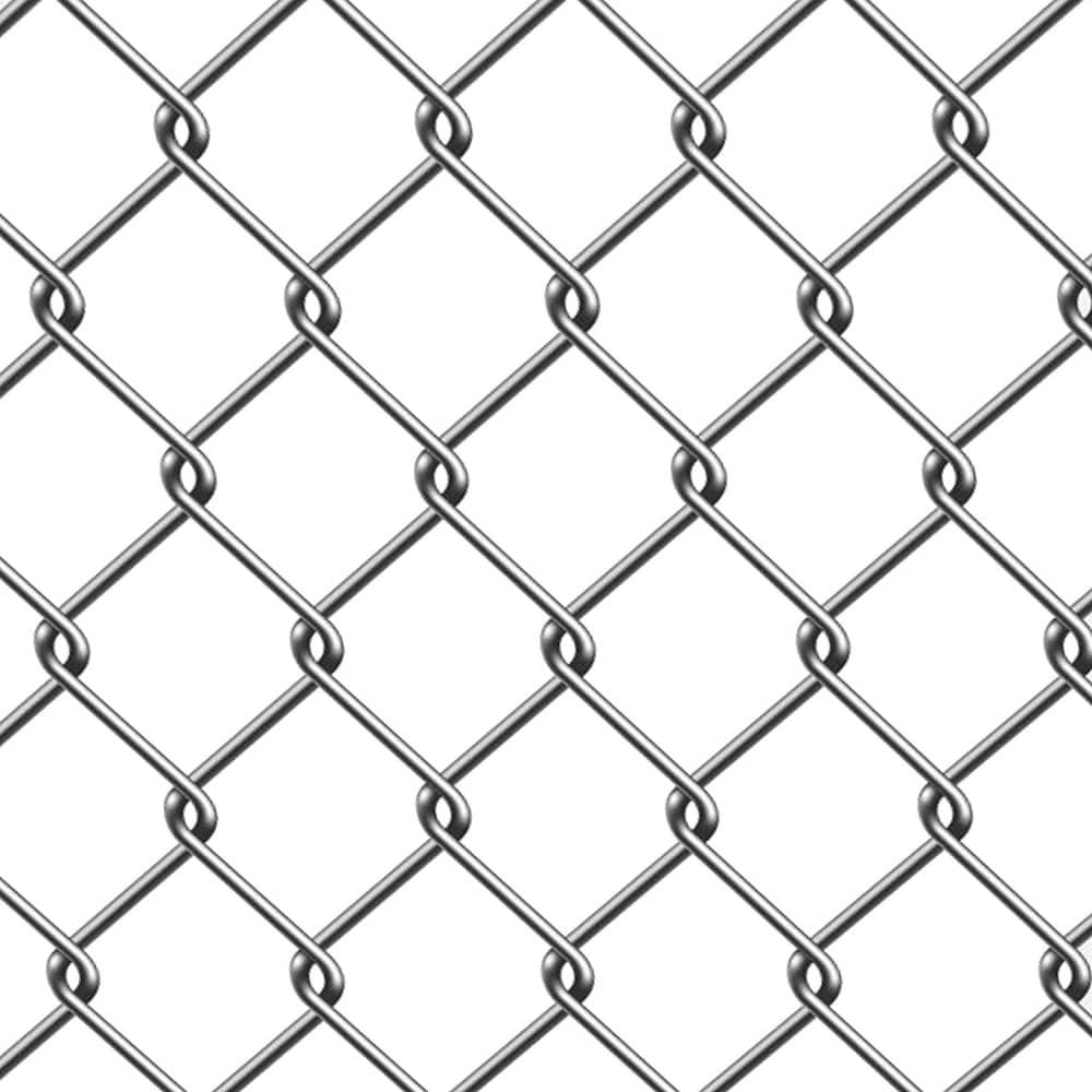 Chain Link Fence Fabric 4 x 50 ft, 12.5 Gauge, Silver G8417