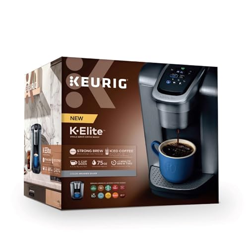 Single Serve K-Cup Pod Coffee Maker with Strength and Temperature Control V671355