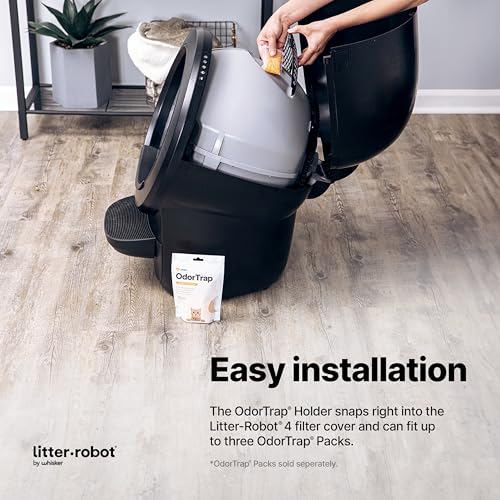 OdorTrap Holder for Litter-Robot 4, Holds 3 Packs, Custom Fit C95994