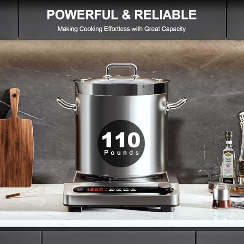 Induction Cooktop, 1800W Portable Burner with Timer S297