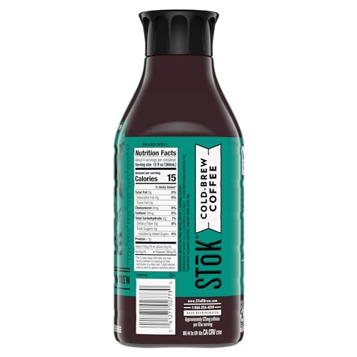 Cold Brew Coffee, Unsweetened, Medium Roast, 48 FL OZ U114