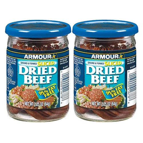 Sliced Dried Beef, Jarred Meat, 2.25 oz, 6 Count R919