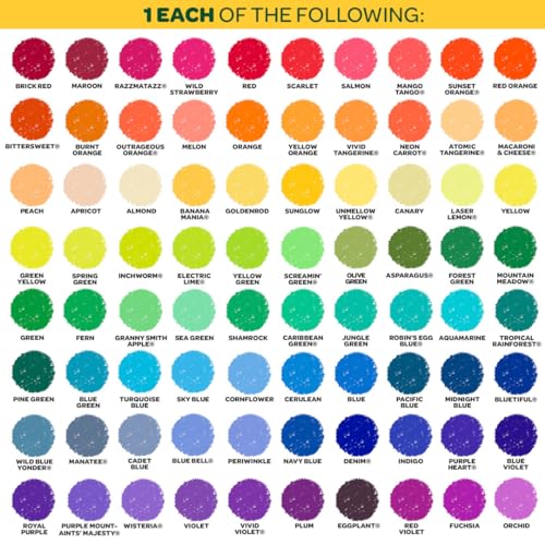 152ct Crayon Box Collection, Classic & Glitter Crayons for Classrooms Z268