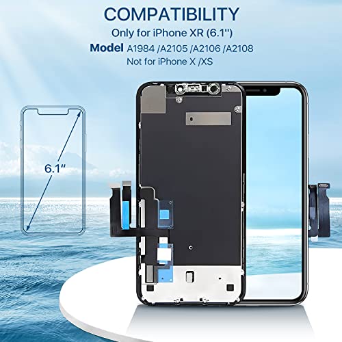 Screen Replacement 6.1" LCD Display with 3D Touch and Frame Assembly I182818