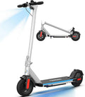 Caroma Electric Scooter for Adults, 20 Mph & 25 Miles Range, 10" Tires, 500W Commuter Motor Foldable Kick Scooters, Max Load 265 Lbs, Silver