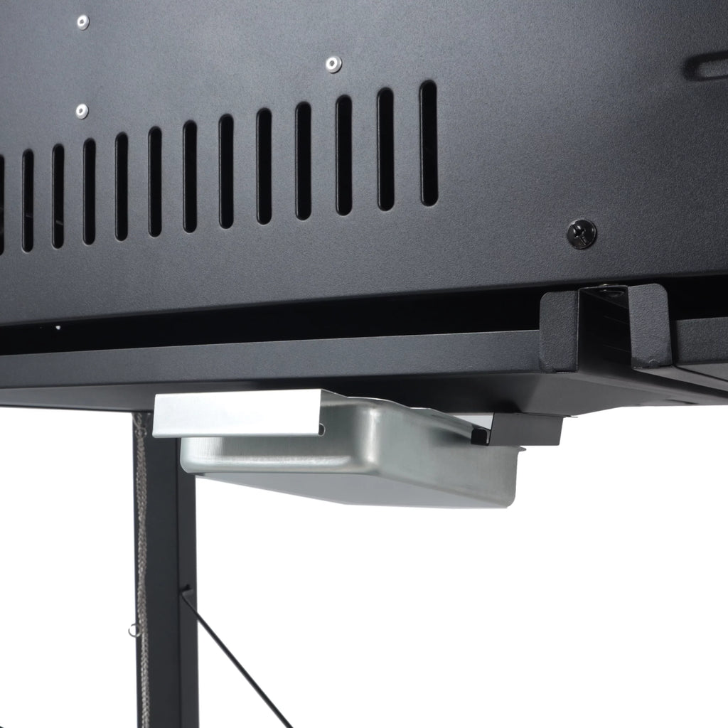 Dual Fuel Gas & Charcoal Combo Grill, Black with Stainless G725379