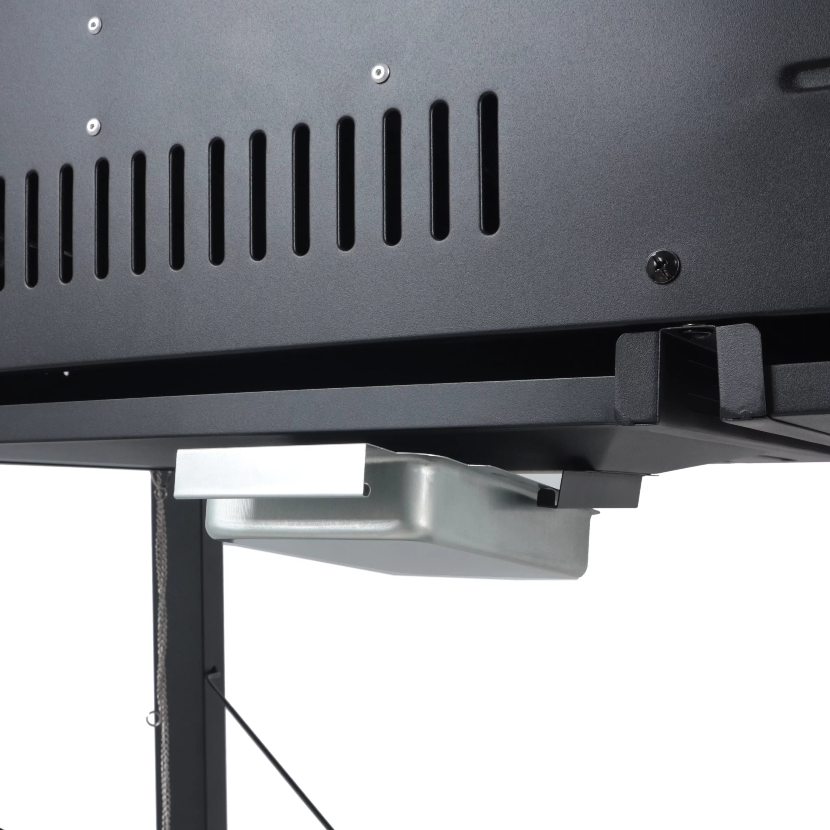 Dual Fuel Gas & Charcoal Combo Grill, Black with Stainless G725379