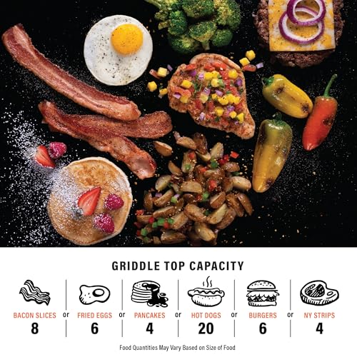 Camping Griddle with Side Burner P986
