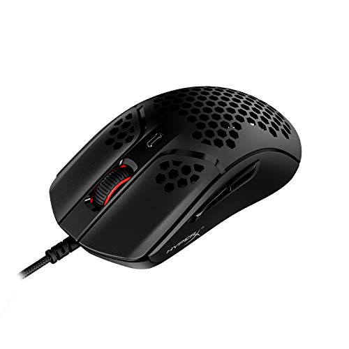 Gaming Mouse - Ultra-Lightweight, 59g, Honeycomb Shell, Black/Red U4751
