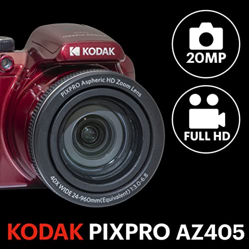 20MP Digital Camera 40X Optical Zoom 24mm Wide Angle X350873