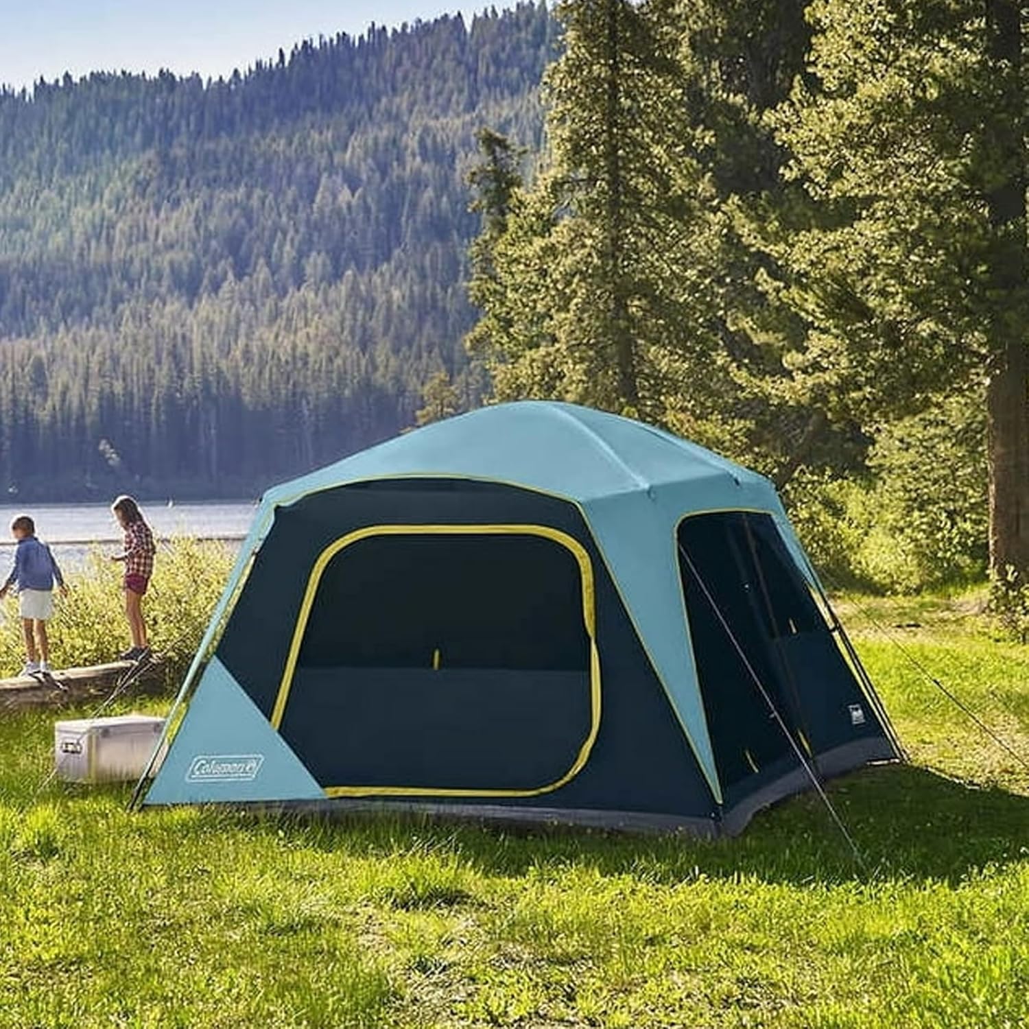 10-Person Instant Camping Tent with Carry Bag D73505