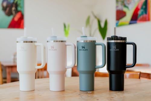 Insulated Stainless Steel Tumbler with Straw 40 oz Y54318