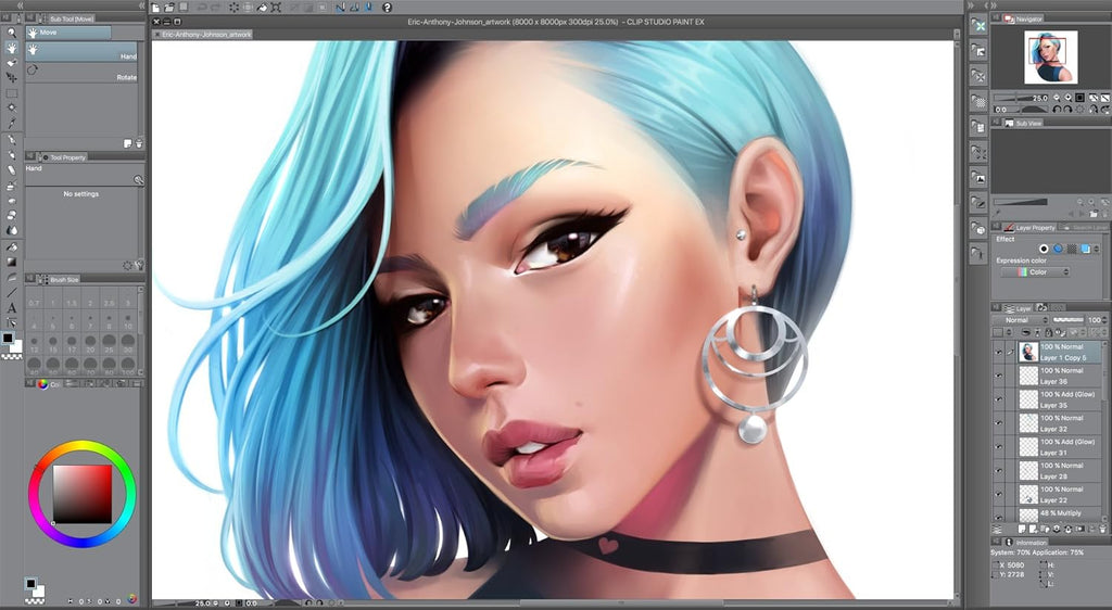 Clip Studio Paint Pro - Perpetual License - Windows & MacOS M524