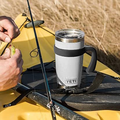 Tumbler Handle for 30oz Rambler Cup, Anti Slip Travel Mug Grip S215