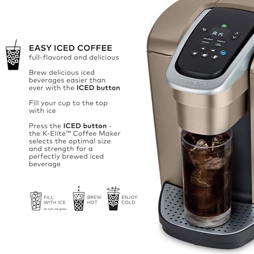 Single Serve K-Cup Pod Coffee Maker with Strength and Temperature Control V671355