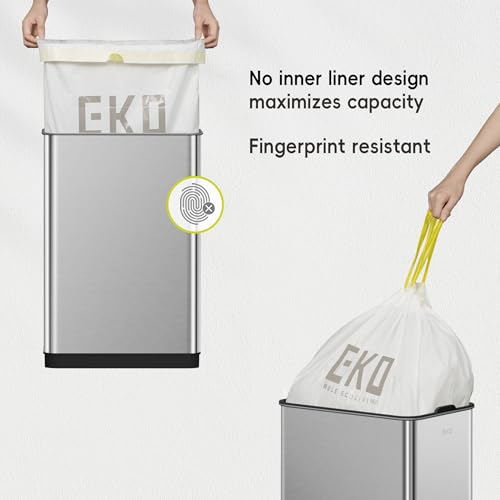Touchless Motion Sensor Trash Can, 13.2 Gallon, Brushed Stainless Steel K748461