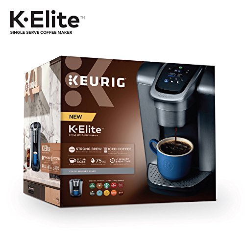 Single Serve K-Cup Pod Coffee Maker with Strength and Temperature Control V671355