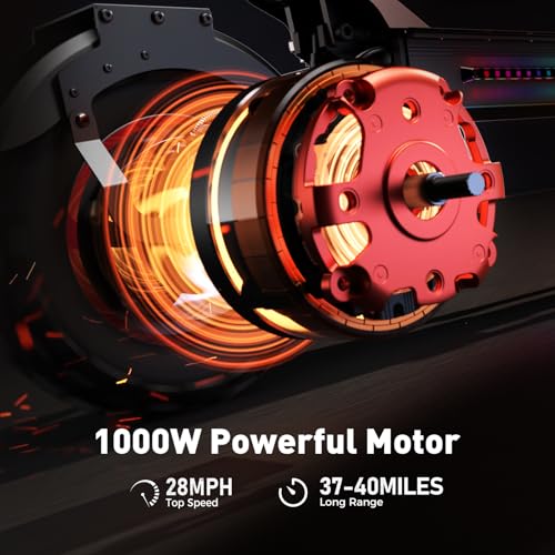Electric Scooter for Adults, 28 MPH Top Speed, 40 Miles Range, Foldable R70187