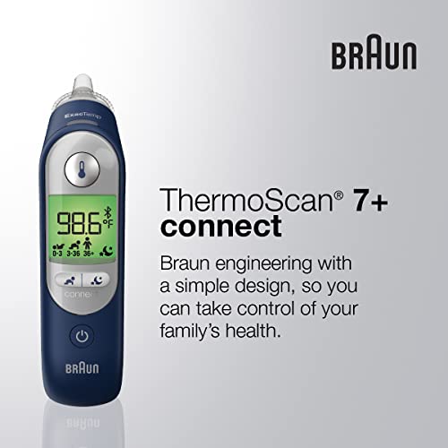 Ear Thermometer with Digital Display, Baby and Infant Friendly W6432