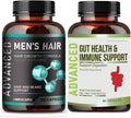 Hair Growth Vitamins For Men - Anti Hair Loss Pills. Regrow Hair & Beard Growth Supplement For Volumize, Thicker Hair.Stop Hair Loss And Thinning Hair With Biotin & Saw Palmetto Hair Vitamins.120 Caps