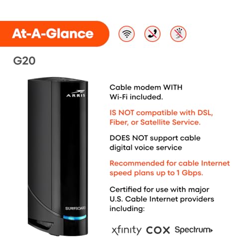 Cable Modem DOCSIS 3.1 Gigabit, 4 OFDM Channels T781198