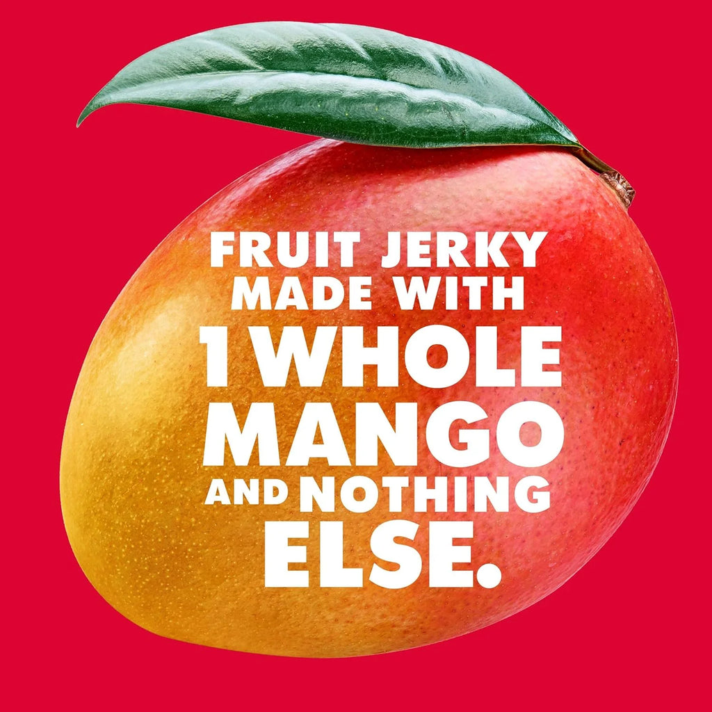Organic Mango Fruit Jerky Snack, 12-Pack D9536