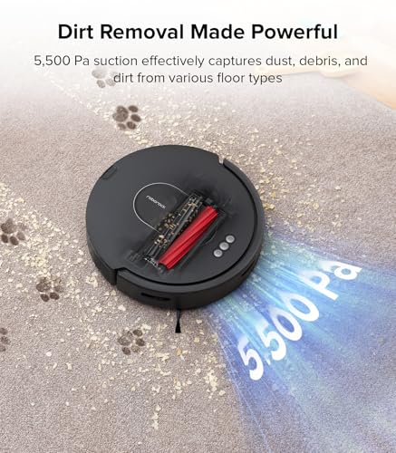 Robot Vacuum with Self-Empty Dock, 5500 Pa Suction, LiDAR Navigation S624100