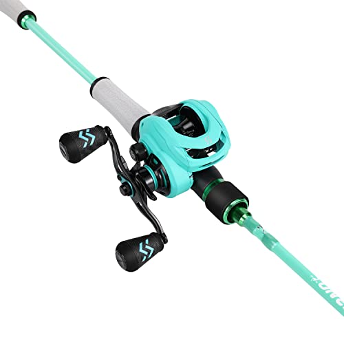 Spinning & Baitcasting Fishing Rod Reel Combo, Graphite 2-Piece M391131