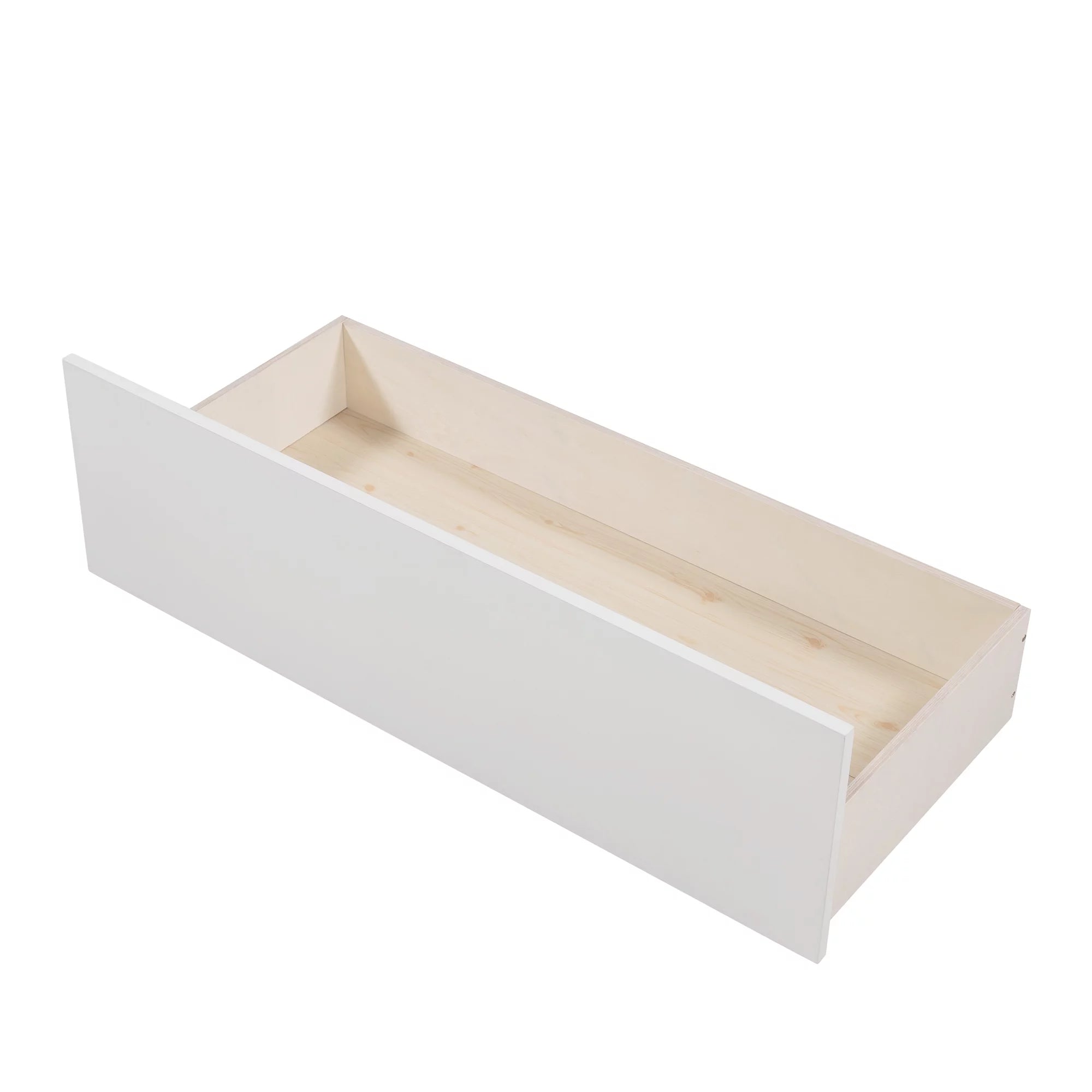 Twin Size House Bed with Drawers and Guard Rails Q40260