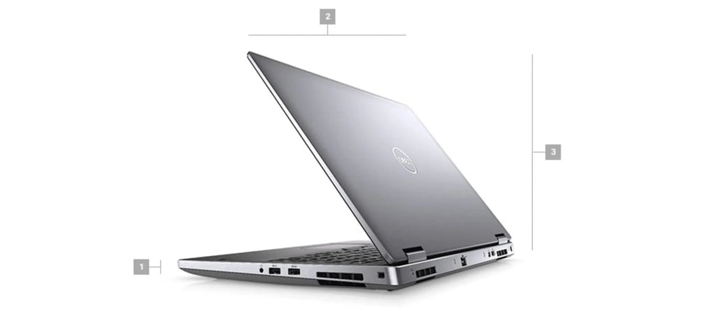 Refurbished 15.6" FHD Core i7 Workstation Laptop, 512GB SSD, 8GB RAM, RTX 3000 N240496